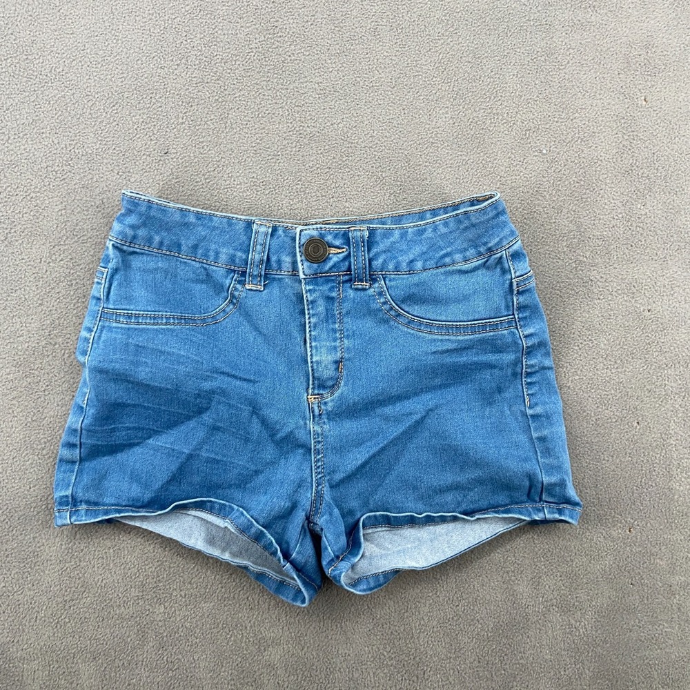 SO‎ Jean Shorts Women's 1 Blue Denim Cotton Stretch Regular Fit Everyday Wear